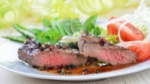 steak et salade